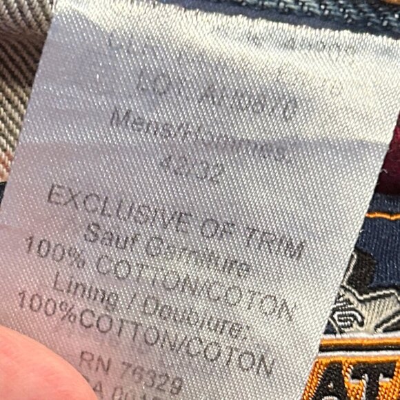 Work Mate Men’s Insulated Flannel Lined Carpenter Jeans 42x32 Warm Outdoor - Picture 4 of 7